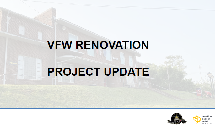 VFW Renovation Project Update Image