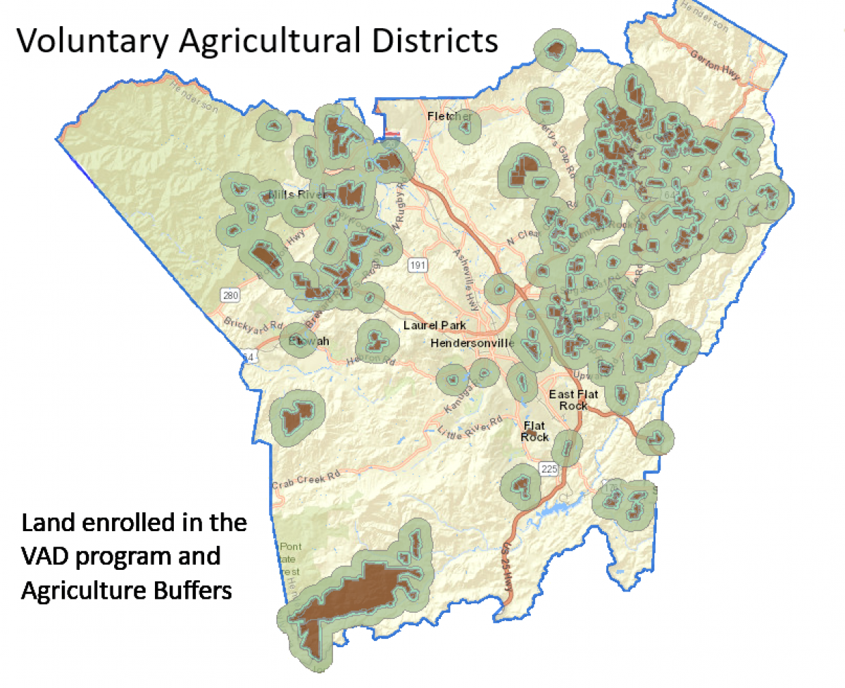 Henderson County Nc Zoning Map Voluntary Agricultural Districts | Henderson County North Carolina